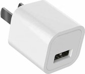 USB USA Reisstekker voor Amerika - Compact formaat USB stekker - EU naar VS - Lichtgewicht - 1 stuk - Wit