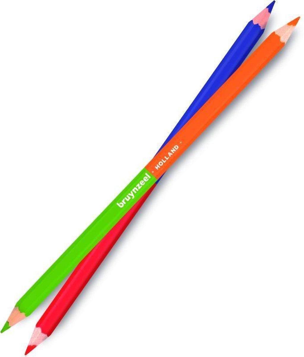 Bruynzeel Kids Twin Points kleurpotloden set 12 — afbeelding 4