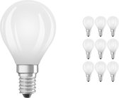 Voordeelpak 10x Osram Parathom Retrofit Klassiek E14 P45 3W 827 250lm Mat | Dimbaar - Zeer Warm Wit - Vervangt 25W