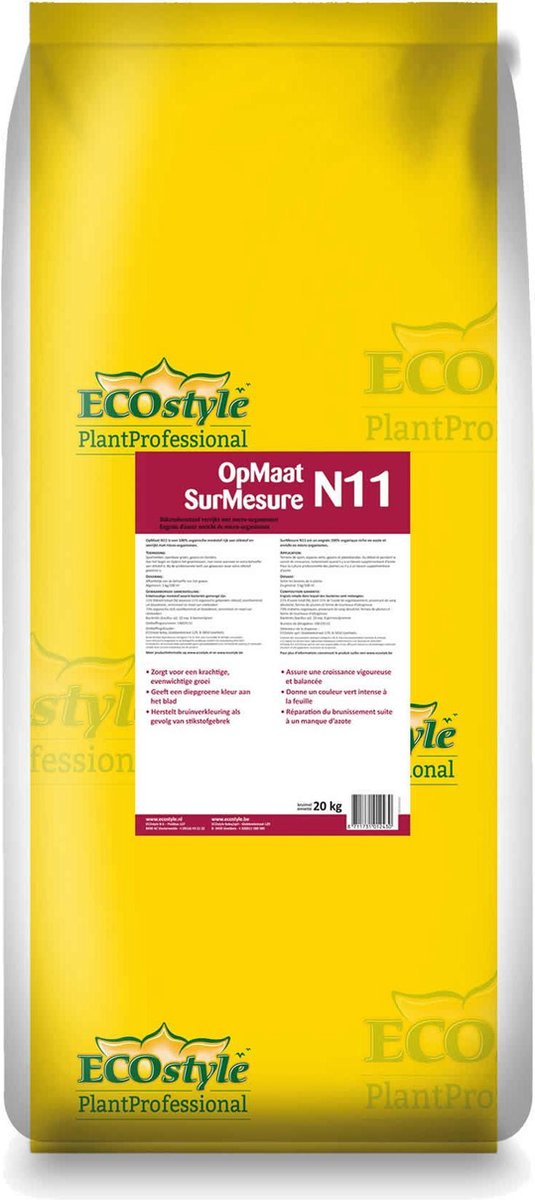 ECOstyle PlantProfessional OpMaat N11 - bloedmeel - 20 kg