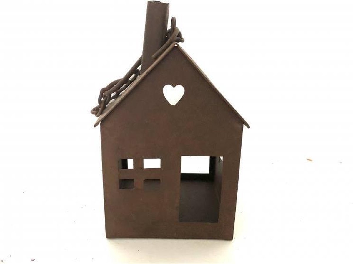 Rustiek huisje - ophangbaar H18  - retro - trendy