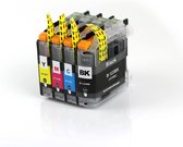Inkmaster Cartridge XL Gechikt voor Brother LC-123 Multipack 8 stuks 2 x BK, Cyaan , Magenta ,Yellow DCP-J132W, DCP-J172W, DCP-J152W, DCP-J552DW, DCP-J752DW, DCP-J4110DW, MFC-J4410DW, MFC-J45