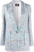 Karl Lagerfeld Boucle - Blazer - Blauw - IT46