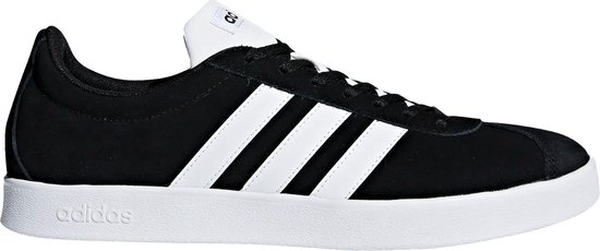 adidas court black and white