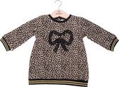 Babybol tuniek leopard met gouden details maat 80