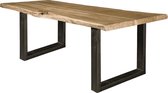 Eetkamertafel | urbania | acacia-hout | bruin | 200 x 100 x 78(h) cm