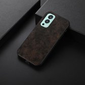 Voor OnePlus Nord 2 5G Business Echte lederen textuur Schokbestendige beschermende lederen hoes (groen)