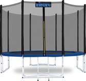 Complete trampoline set 244 cm inclusief veiligheidsnet en ladder