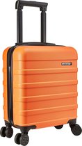 CabinMax Handbagage Koffer - Trolley 30L - Harde Reiskoffer - 45x36x20cm - Lichtgewicht - Groot Capaciteit - Oranje