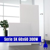 Ecosun Serie SK infrarood paneel - verwarming - systeemplafond - 300W - 60x60