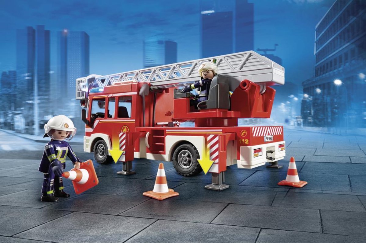 PLAYMOBIL City Action Brandweer ladderwagen - 9463 — afbeelding 13