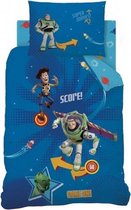 Toy Story Dekbedovertrek Pinball - eenpersoons - ToyStory dekbed - blauw