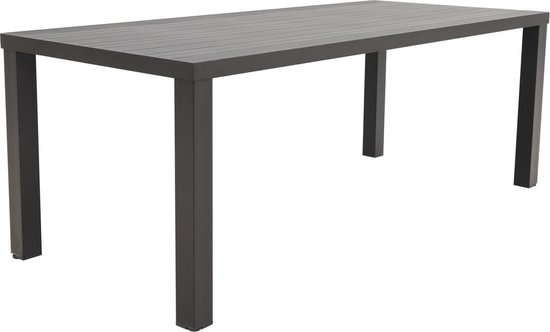 Lena tuintafel antraciet - 210 x 90 cm.