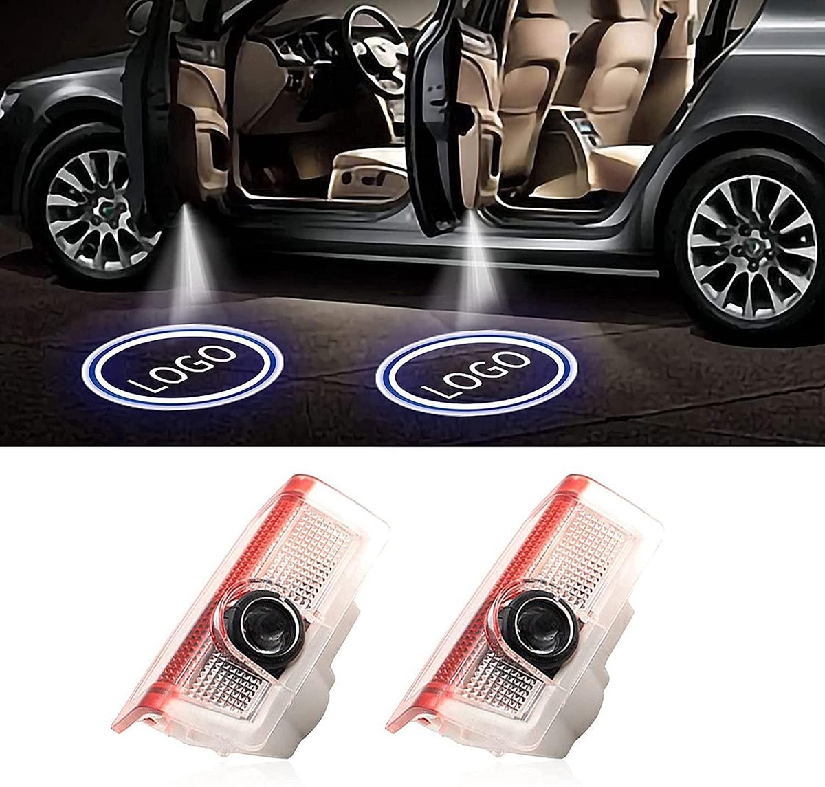 Projecteur de logo de voiture – Accessoires de voiture – Accessoires  Mercedes –... | bol.com