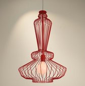 D-Lightz Hanglamp - Lamp - Sfeerlamp - Sfeer - Metaal Rood |K5042H70R|