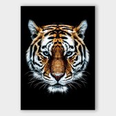 Poster Tiger ² - Plexiglas - Meerdere Afmetingen & Prijzen | Wanddecoratie - Interieur - Art - Wonen - Schilderij - Kunst