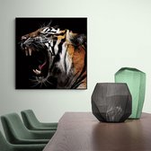 Poster Tiger Roar - Plexiglas - Meerdere Afmetingen & Prijzen | Wanddecoratie - Interieur - Art - Wonen - Schilderij - Kunst