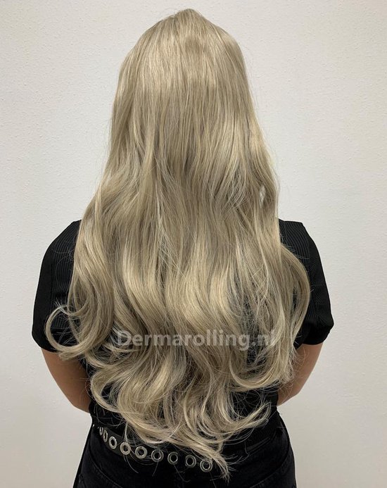 Dermarolling Clip In Demi Perruque Extensions de cheveux 61cm. (24 pouces)  – Blond... | bol.