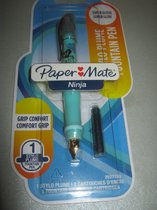 PaperMate Ninja Vulpen Gripcomfort zeegroen bedrukt incl patroon