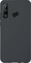 BMAX Siliconen hard case hoesje voor Huawei P30 Lite - Hard Cover - Beschermhoesje - Telefoonhoesje - Hard case - Telefoonbescherming - Antraciet