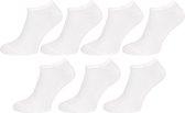 Set van 7 x OEKO-TEX witte katoenen sokken 37/42
