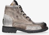 Yellow cab | Utah 32-d men light grey low lace up boot - black sole | Maat: 42