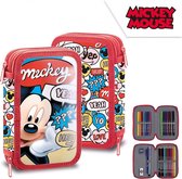 Etui rempli Mickey Mouse - 28 pièces - Mickey rouge