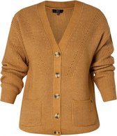 YESTA Videm Vest - Cashew Brown/Melange - maat 4(54/56)