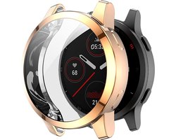 Case geschikt voor Garmin Vivoactive 4 / Venu 2 - 45mm - Rosé Goud- Siliconen