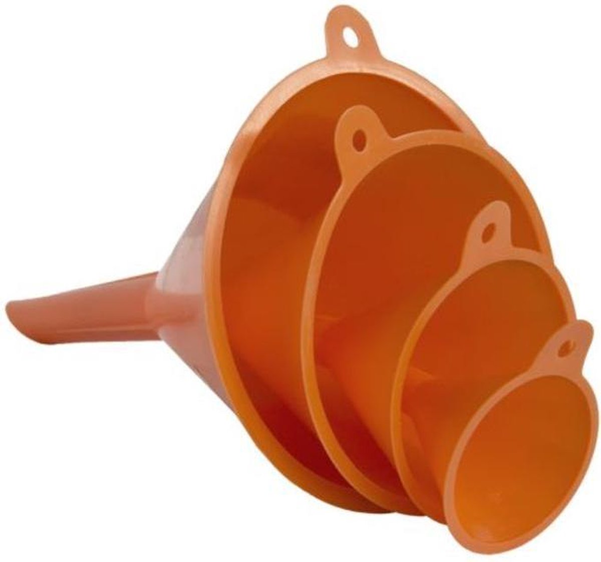 TRECHTER SET 4 STUKS ORANJE