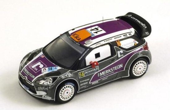 Citroen DS3 2 WRC Suède 2011 Ogier Ingrassia Spark S3301 - Miniatures