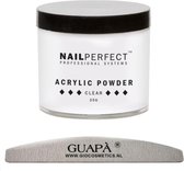 GUAPÀ® Acrylpoeder Transparant | Acrylic Powder Clear | 25 gr | Professionele Acryl Poeder