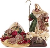 Goodwill Heilige Familie Rood-Groen-Goud 30 cm