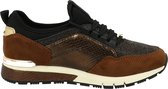 Tom Tailor - Franzi sneaker 37 - pu/textile - dames - brown
