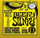 Ernie Ball EB-2627 Beefy Slinky Gitaarsnaren voor Elektrische Gitaar 11-54