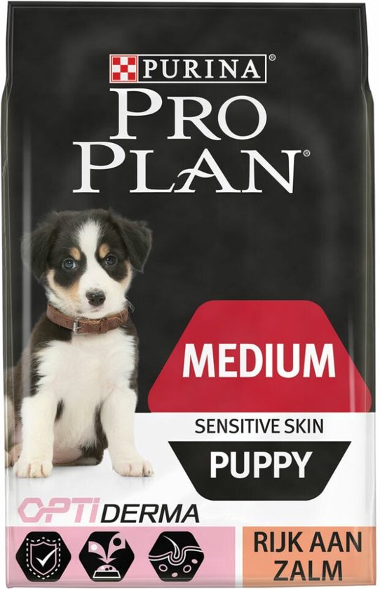 gevolgtrekking positie mezelf Pro Plan Puppy Medium Sensitive Skin Honden Droogvoer - Zalm - 3 kg |  bol.com