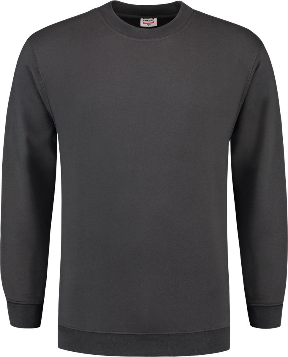 Tricorp casual sweater/trui - 301008 -  donkergrijs - Maat 3XL
