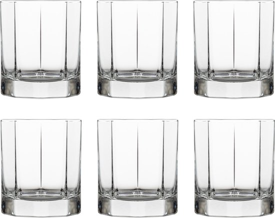 Verre à boire Libbey Pinnacle - 320 ml / 32 cl - 6 pièces - Design Vintage - Va au lave-vaisselle - Haute qualité