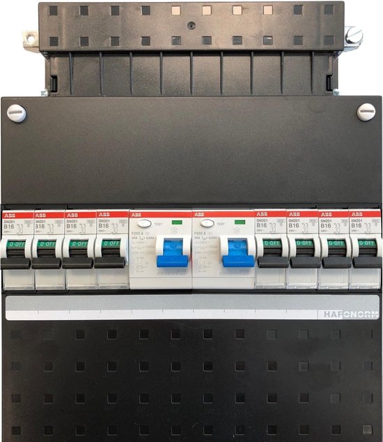 Nieuwe 'Gacia' alamats op 6 ,10 en 16 ampère type B (aardlekautomaat is zekering en aardlekschakelaar ineen