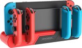 Dobe - 6 in 1 charging dock - Oplaad Station - Nintendo Switch Accessoires - Zwart