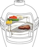 KAMADO DIVIDER/CONQUER-21INCH