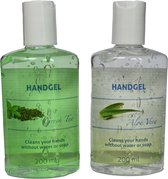 handgel green tea + aloa vera 2x200ml