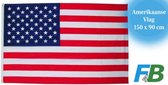F4B USA Vlag | 150x90 cm | Amerikaanse Vlag | Verenigde Staten | 100% Polyester | Messing Ogen | Weerbestendig