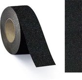 Anti-slip Tape - Zwart - 5m x 25mm - Zelfklevend - Voor Binnen en Buiten - Antislip Tape Trappen - Anti-slip Strip