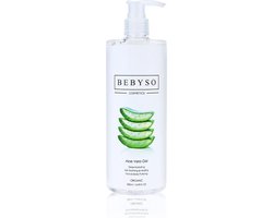 BEBYSO Organic Aloe Vera Gel 500ml. 100% Vegan & natuurlijke ingrediënten. Dierproefvrij.
