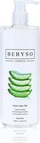 BEBYSO Organic Aloe Vera Gel 500ml. 100% Vegan & natuurlijke ingrediënten. Dierproefvrij.