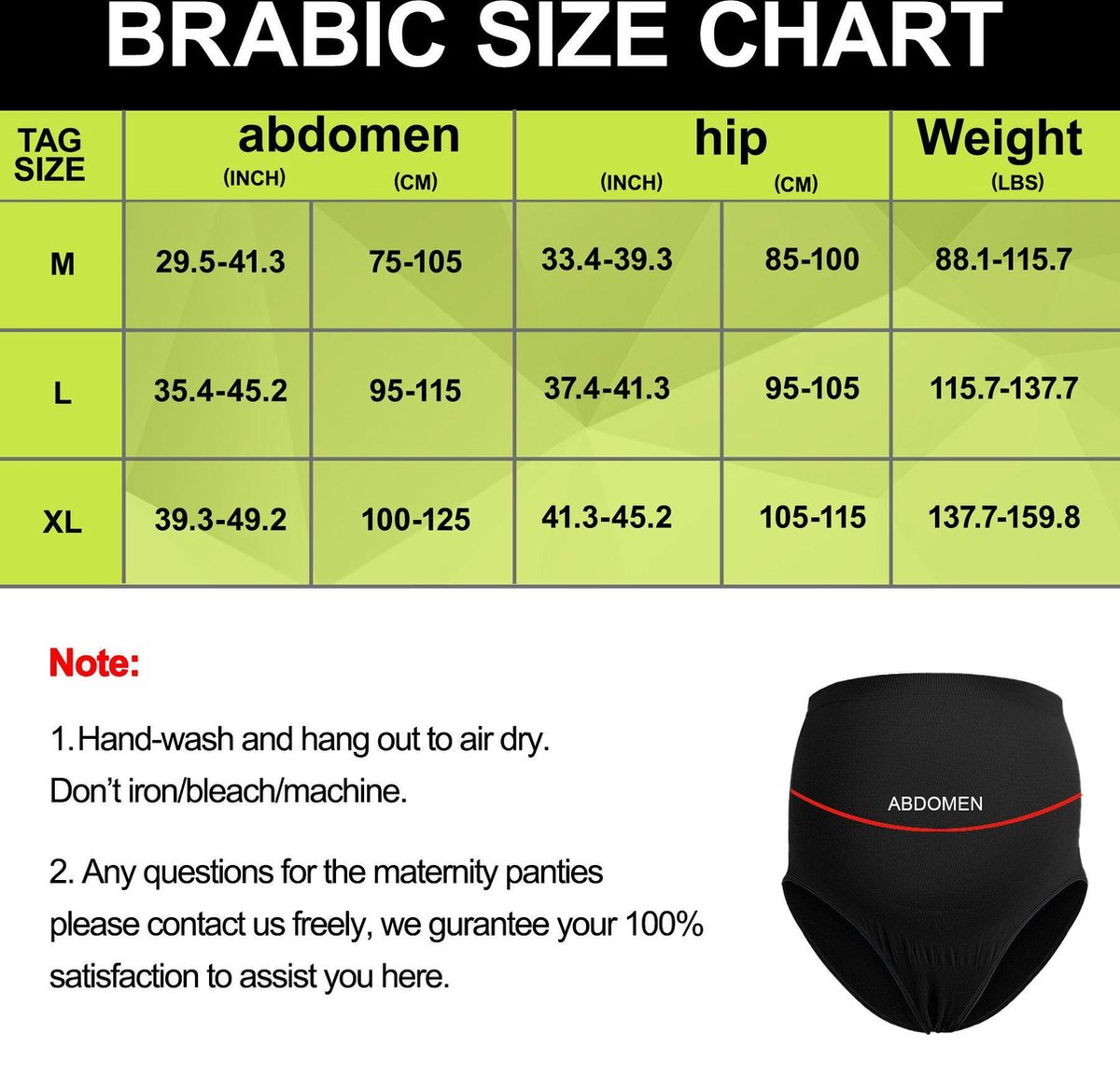 Vrouwen over de bult zwangerschapsondergoed - 2stuks/pack - Mama naadloze hoge taille zwang - Women's Over the Bump Maternity Underwear Size M - 2 pieces /Pack - Mama Seamless High Waist Maternity Pregnancy Pantieserschap - zwangerschap slipje — afbeelding 4