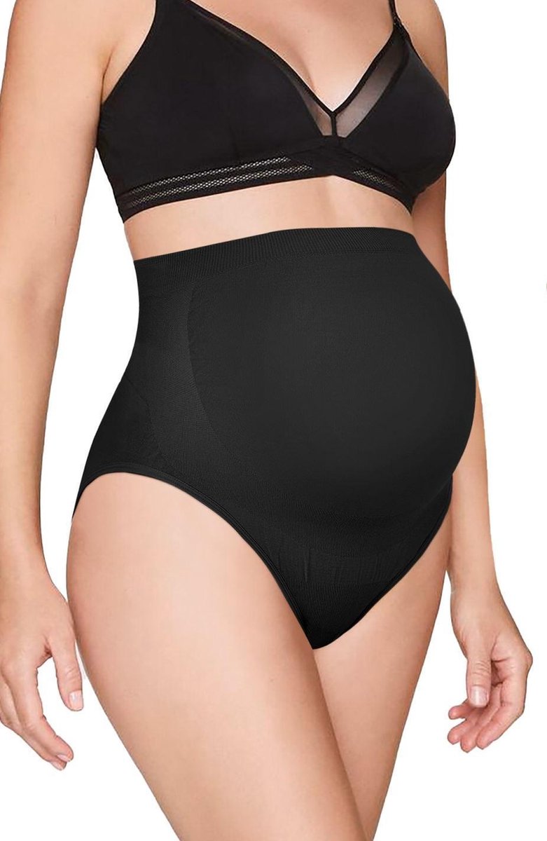 Vrouwen over de bult zwangerschapsondergoed - 2stuks/pack - Mama naadloze hoge taille zwang - Women's Over the Bump Maternity Underwear Size M - 2 pieces /Pack - Mama Seamless High Waist Maternity Pregnancy Pantieserschap - zwangerschap slipje — afbeelding 2