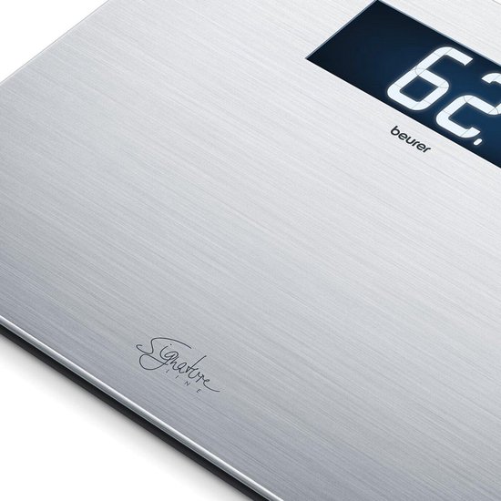 Beurer GS 405 Personenweegschaal Digitaal – Digitale weegschaal - Groot Display - Tot 200 kg – RVS – 5 Jaar Garantie