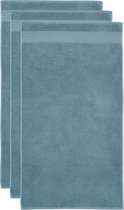 Beddinghouse Sheer set van 3 Douchehanddoeken - 60x110 cm - Blauw